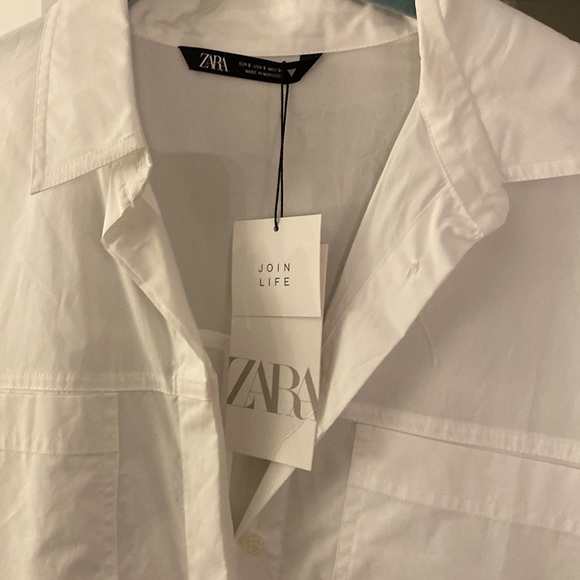 NWT Zara Oversized Shirt - Super Long! - Picture 4 of 9